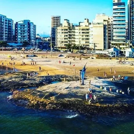 Apt Na Quadra Da Praia Do Morro Com Area Lateral Guarapari Exterior photo